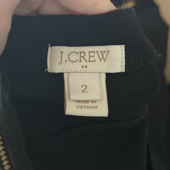 J. Crew Black Zipper Dress Size 2 - Picture 8 of 10